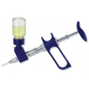 Samodoplňovací injekční stříkačka se zámkem Luer